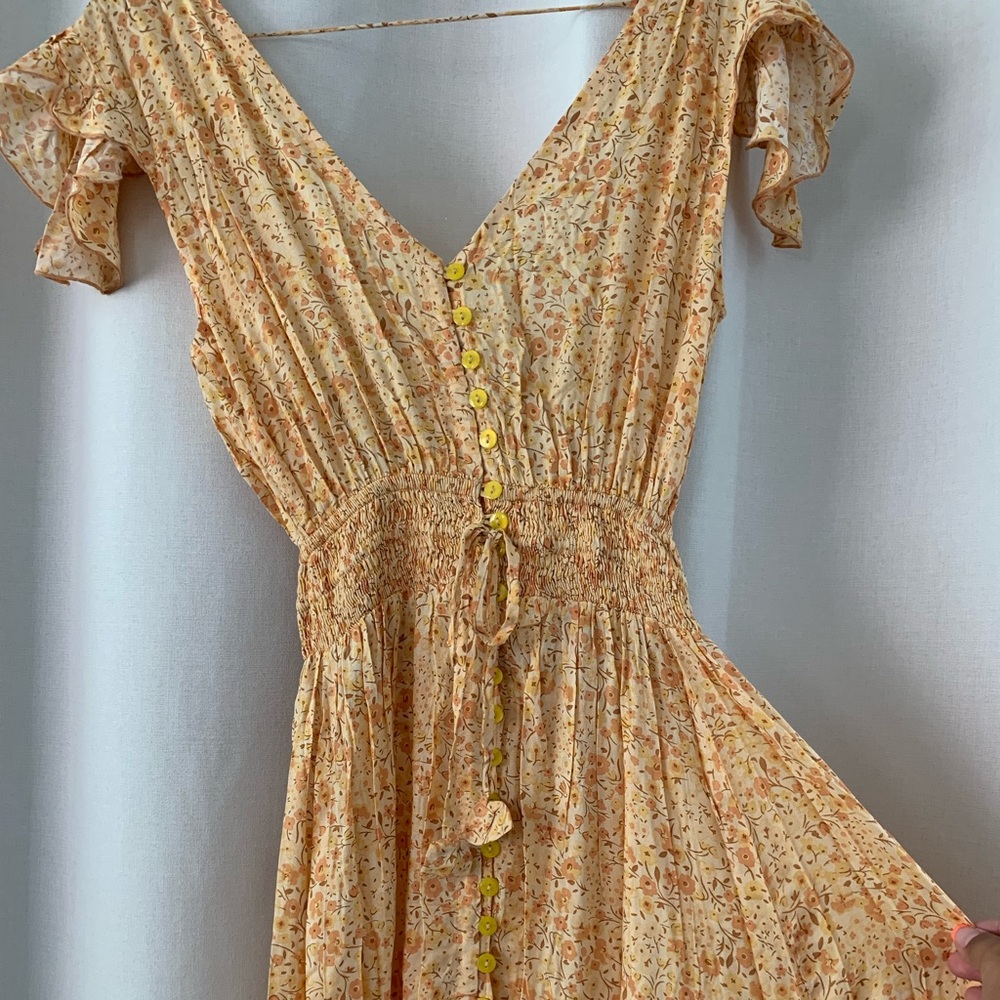 Tiare Hawaii Dress O/S High-Low Keyhole-back
